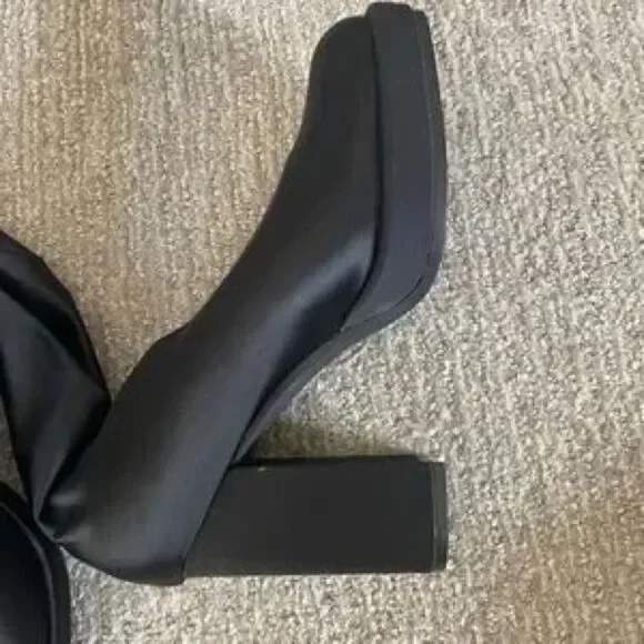 Free People Highest Rise Platform Boot Pants Boots w/ Attached Leggings US 10 - Picture 11 of 14